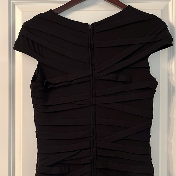 Tadashi Shoji - Black Ruched Dress - Picture 5 of 11